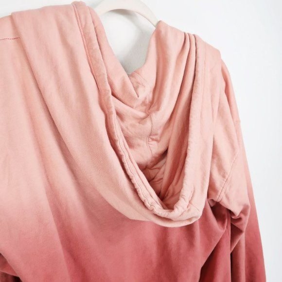 Young Broke & Fabulous Pink Ombre Piper Drawstring Pocket Hoodie - Size Small S - Picture 7 of 10